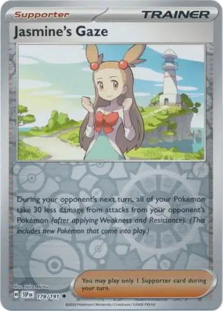 jasmine pokemon card - Jasmine's Gaze 223/191 a beloved character from the Pokemon series Pokemon » Jasmine's Gaze (Alt
