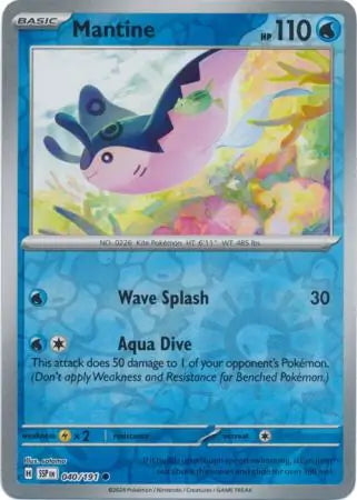 Surging Sparks Mantine #40/191 reverse holo
