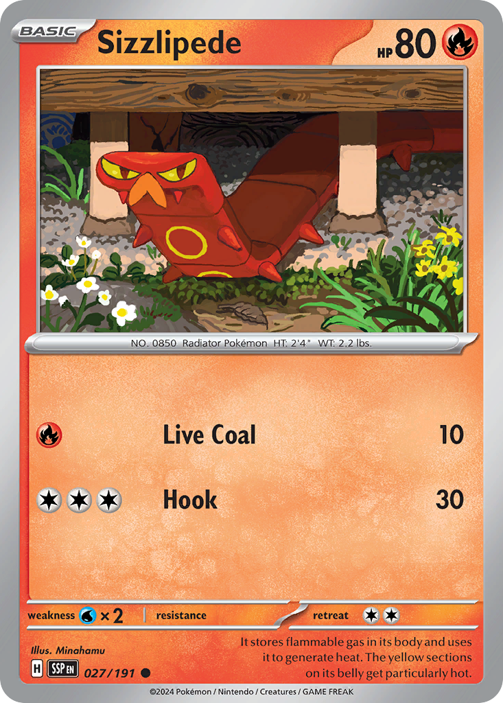 Surging Sparks Sizzlipede #27/191