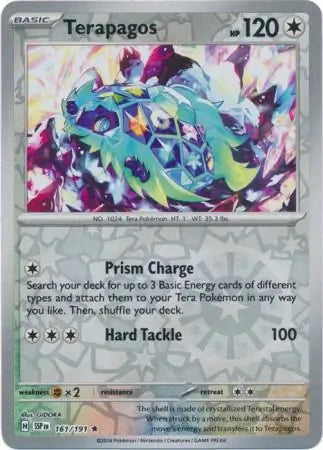 Surging Sparks Terapagos #161/191 reverse holo