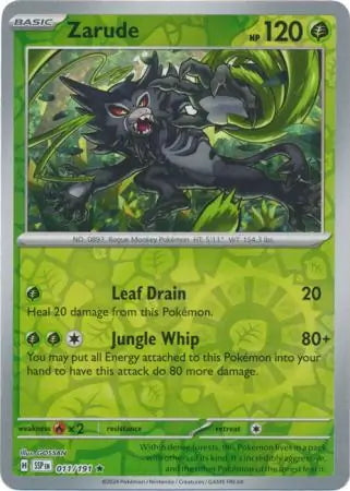 Surging Sparks Zarude #11/191 reverse holo