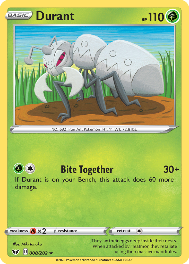 Sword & Shield Durant #8/202