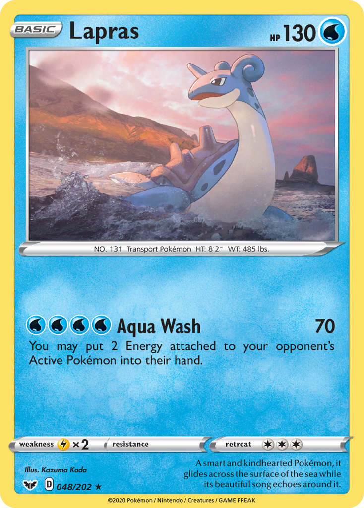 Sword & Shield Lapras #48/202