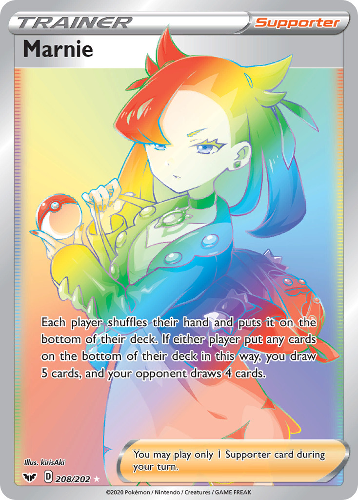 Sword & Shield Marnie #208/202