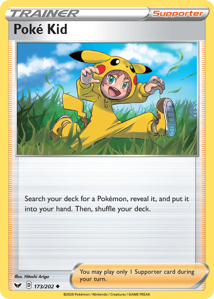 Sword & Shield Poké Kid #173/202