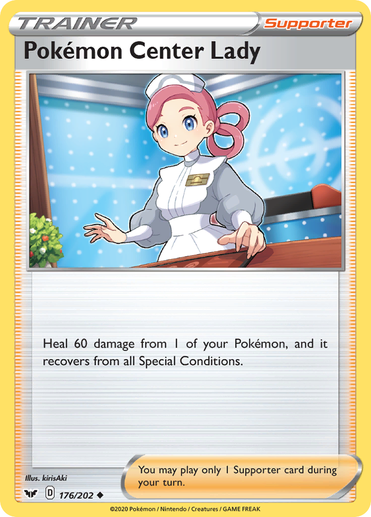 Sword & Shield Pokémon Center Lady #176/202