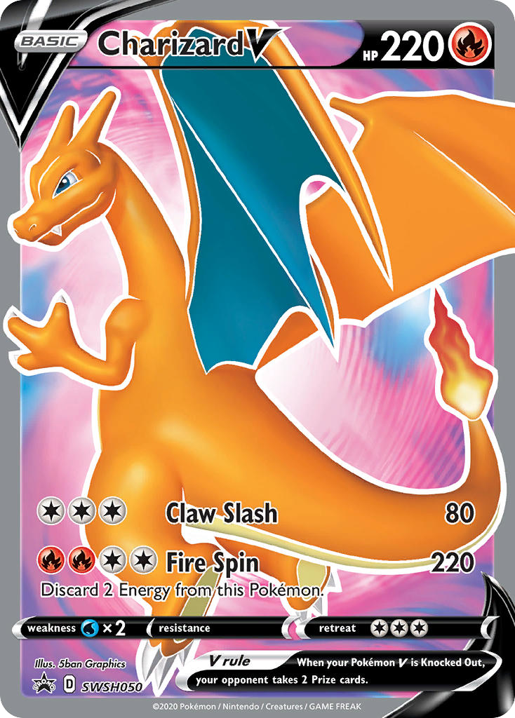 Sword & Shield Promo's Charizard V #50