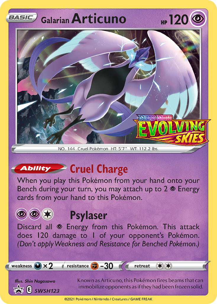 Sword & Shield Promo's Holo Galarian Articuno #123