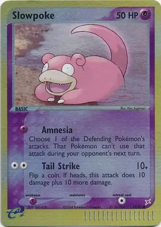 Team Magma v Aqua Slowpoke #45/95 reverse holo