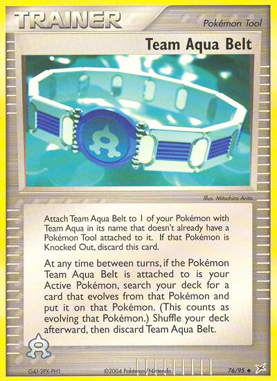 Team Magma v Aqua Team Aqua Belt #76/95