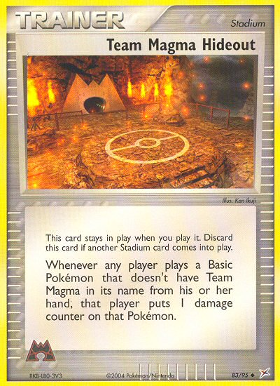 Team Magma v Aqua Team Magma Hideout #83/95
