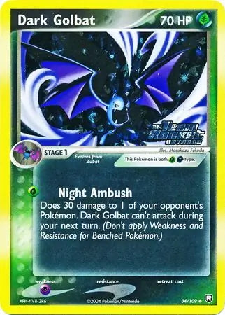 Team Rocket Returns Dark Golbat #34/109 reverse holo