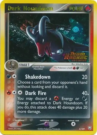 Team Rocket Returns Dark Houndoom #5/109 reverse holo