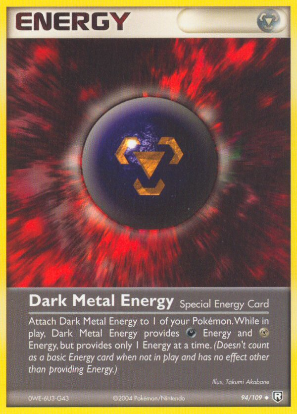 Team Rocket Returns Dark Metal Energy #94/109