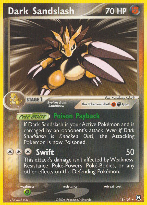 Team Rocket Returns Dark Sandslash #18/109