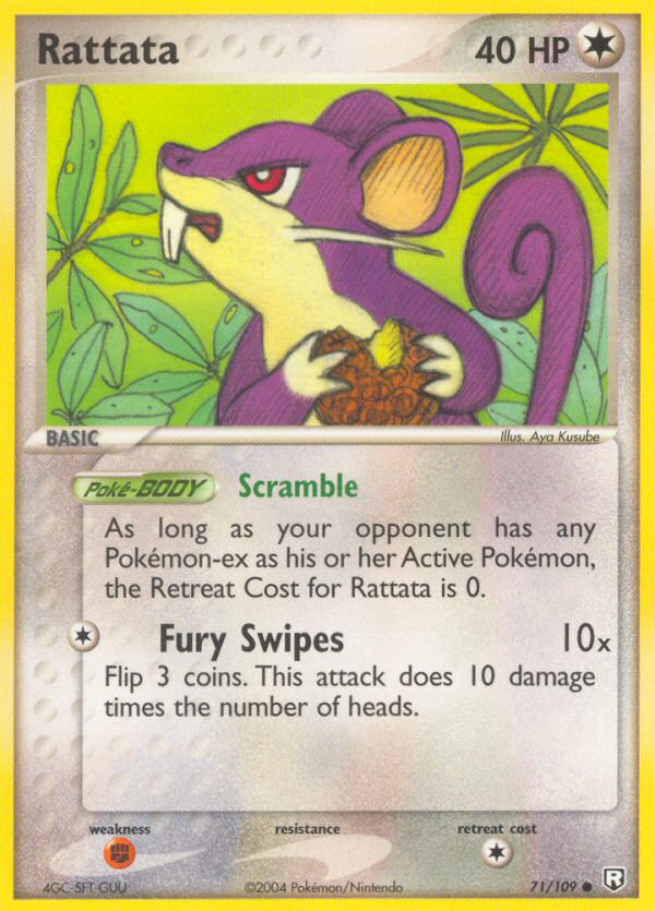 Team Rocket Returns Rattata #71/109