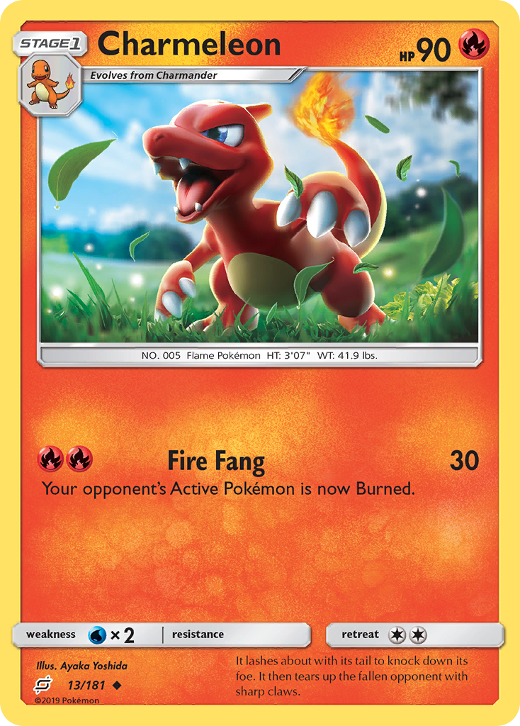 Team Up Charmeleon #13/181