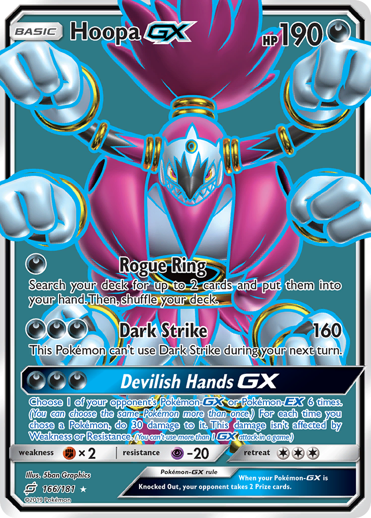 Team Up Hoopa GX #166/181