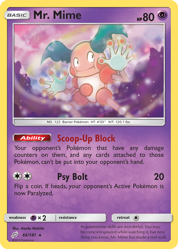 Team Up Mr. Mime #66/181