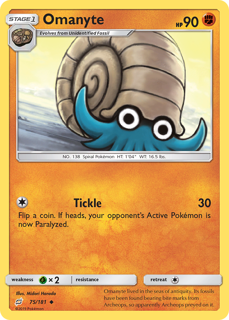 Team Up Omanyte #75/181