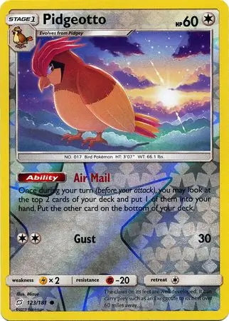 Team Up Pidgeotto #123/181 reverse holo