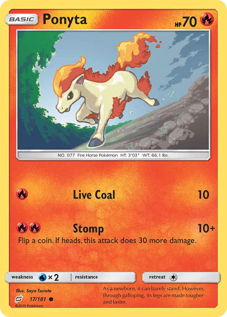 Team Up Ponyta #17/181