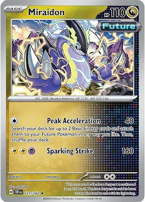 Temporal Forces Holo Miraidon #121/162