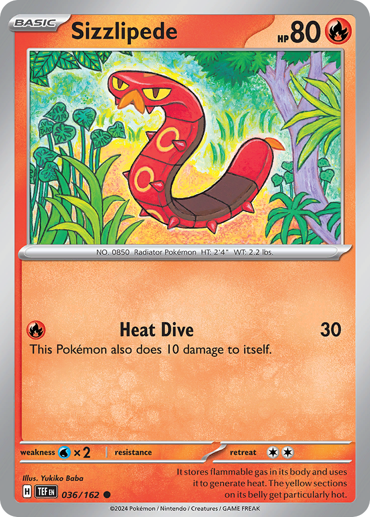 Temporal Forces Sizzlipede #36/162