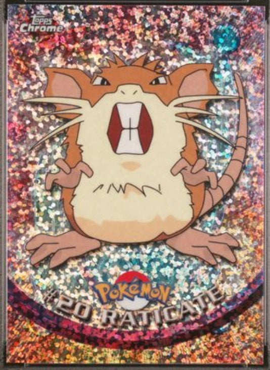 pokemon chrome cards Topps Series 1 Raticate #20 – Options:Digital Download As an engagement present, 2 Promo Karten