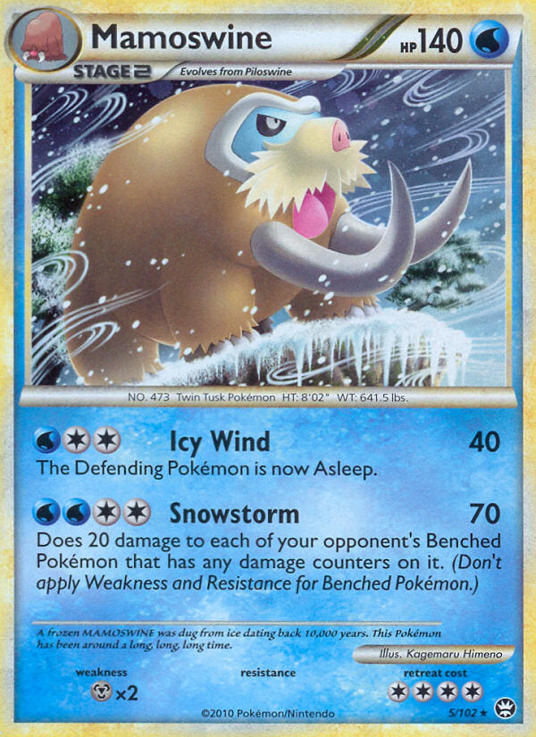 Triumphant Holo Mamoswine #5/102