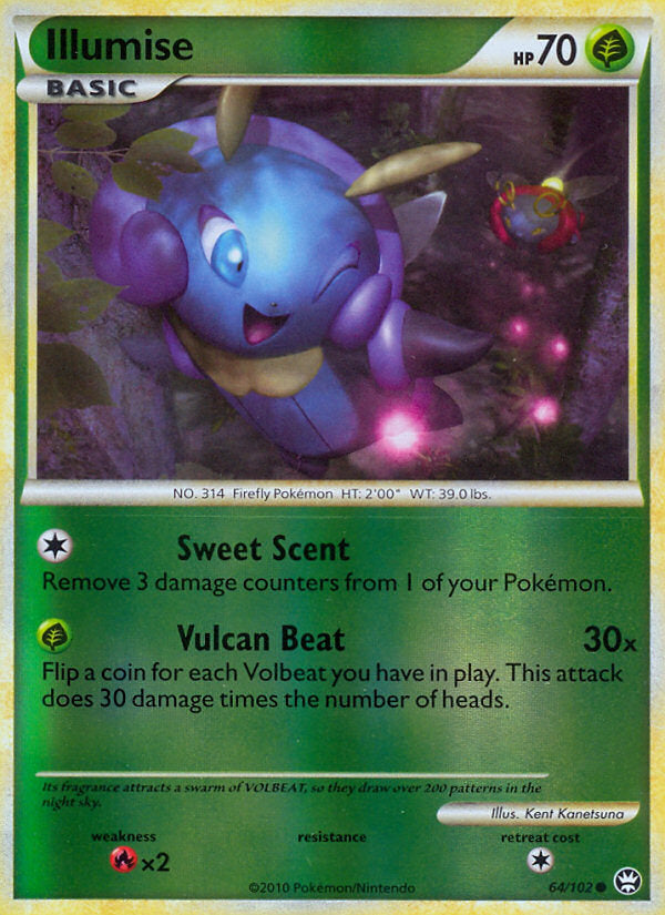 Triumphant Illumise #64/102 reverse holo