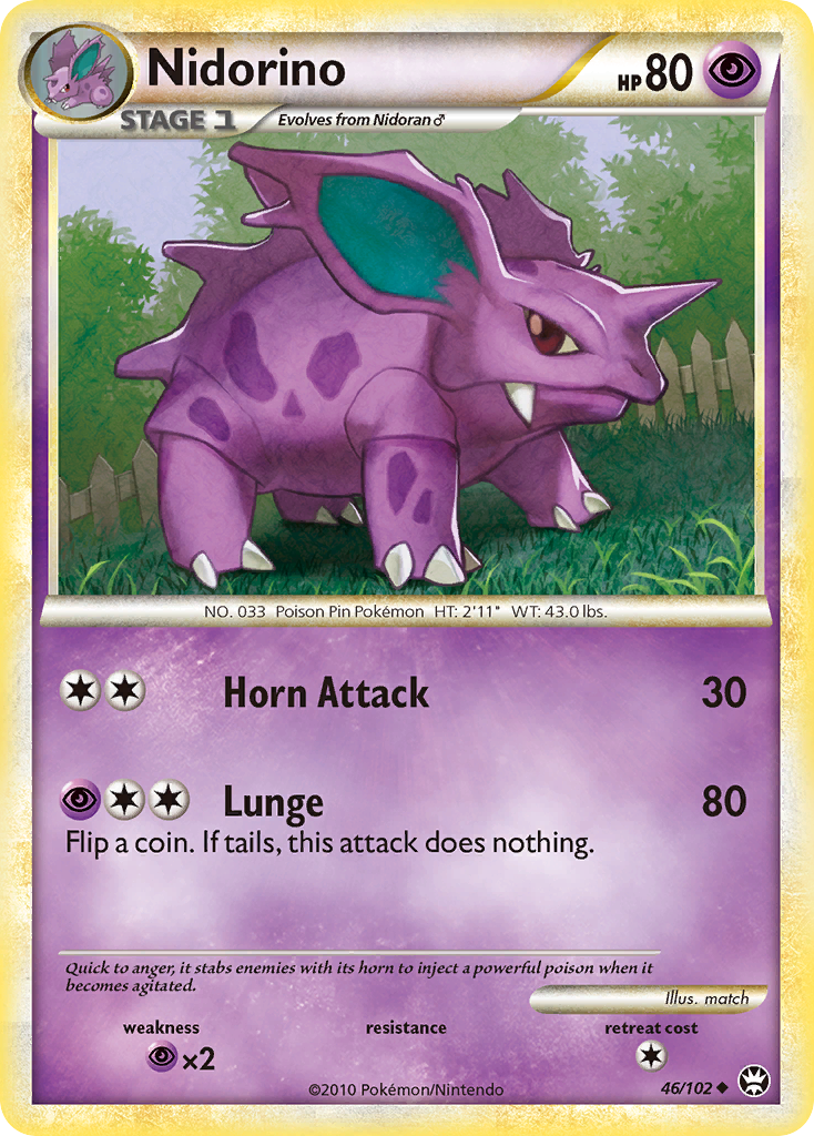 Triumphant Nidorino #46/102