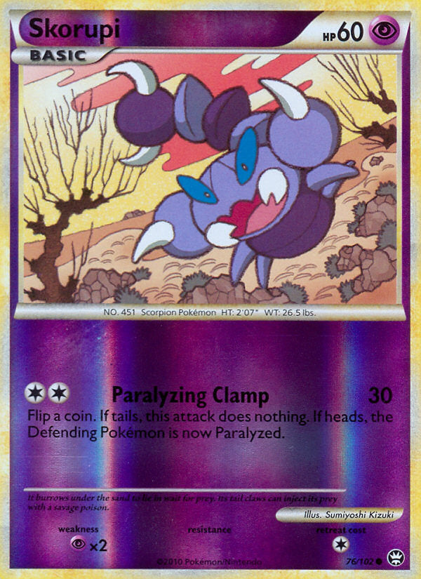 Triumphant Skorupi #76/102 reverse holo