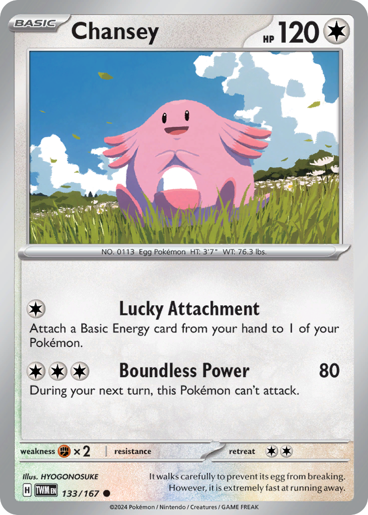 Twilight Masquerade Chansey #133/167