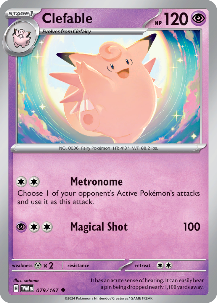Twilight Masquerade Clefable #79/167