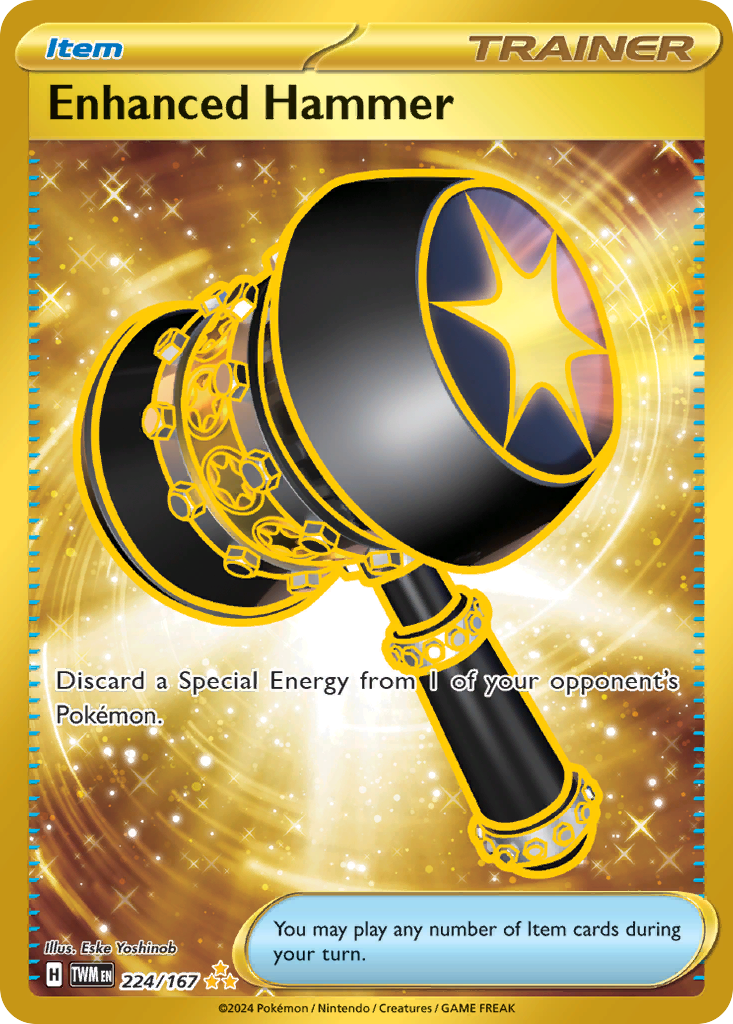 pokemon twilight masquerade rare cards Twilight Masquerade Enhanced Hammer #224/167 – Kaartenverzamelen.nl