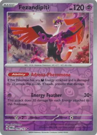 Twilight Masquerade Fezandipiti #96/167 reverse holo