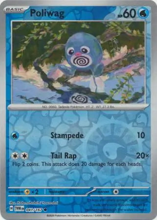 Twilight Masquerade Poliwag #41/167 reverse holo