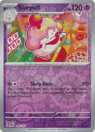 Twilight Masquerade Slurpuff #90/167 reverse holo