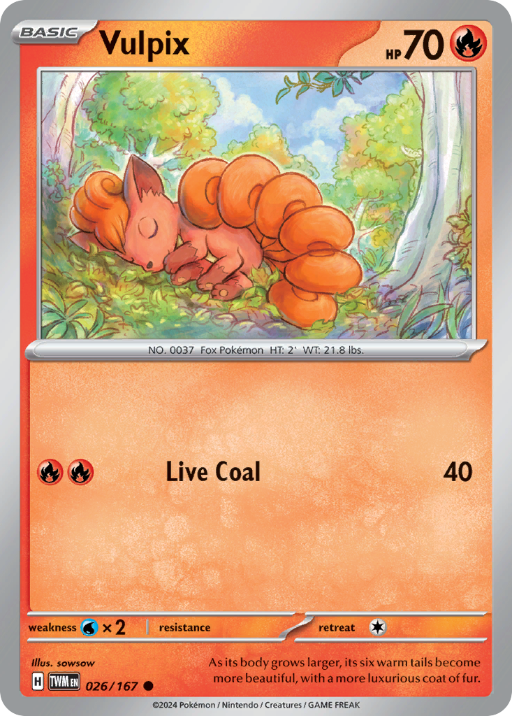 Twilight Masquerade Vulpix #26/167
