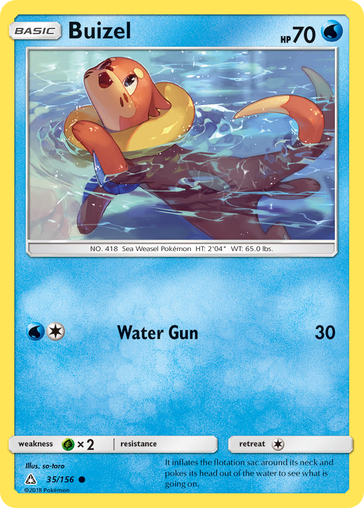 Ultra Prism Buizel #35/156