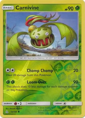 Ultra Prism Carnivine #12/156 reverse holo