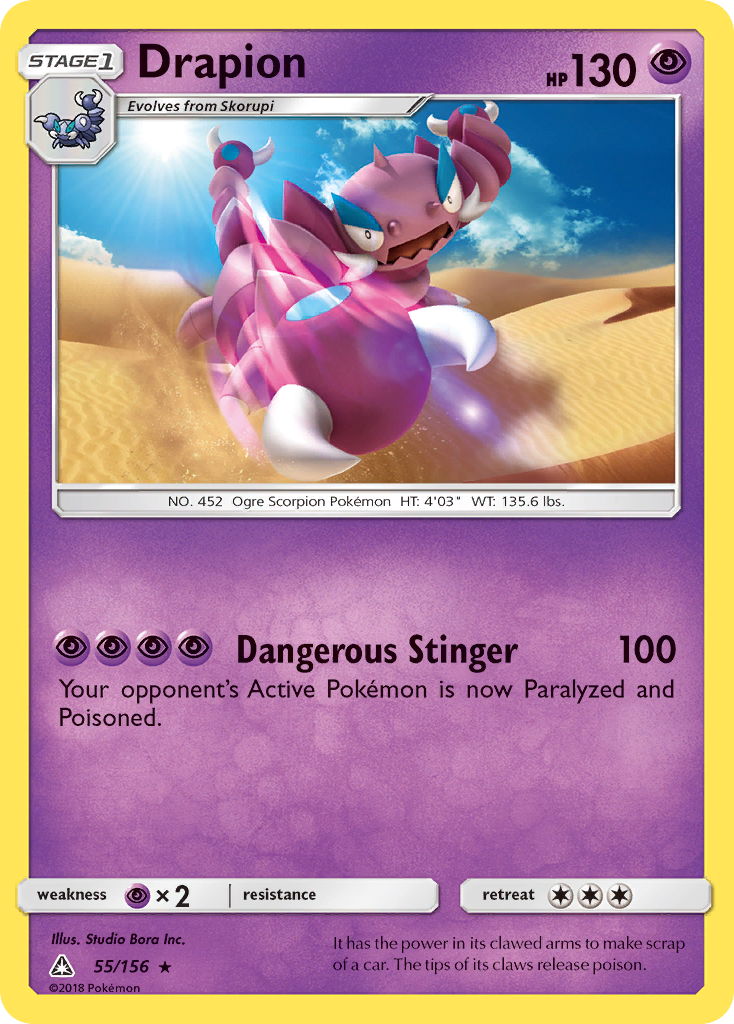 Ultra Prism Drapion #55/156