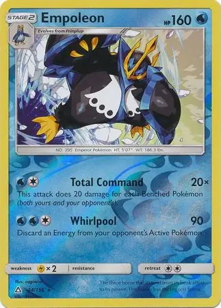Ultra Prism Empoleon #34/156 reverse holo