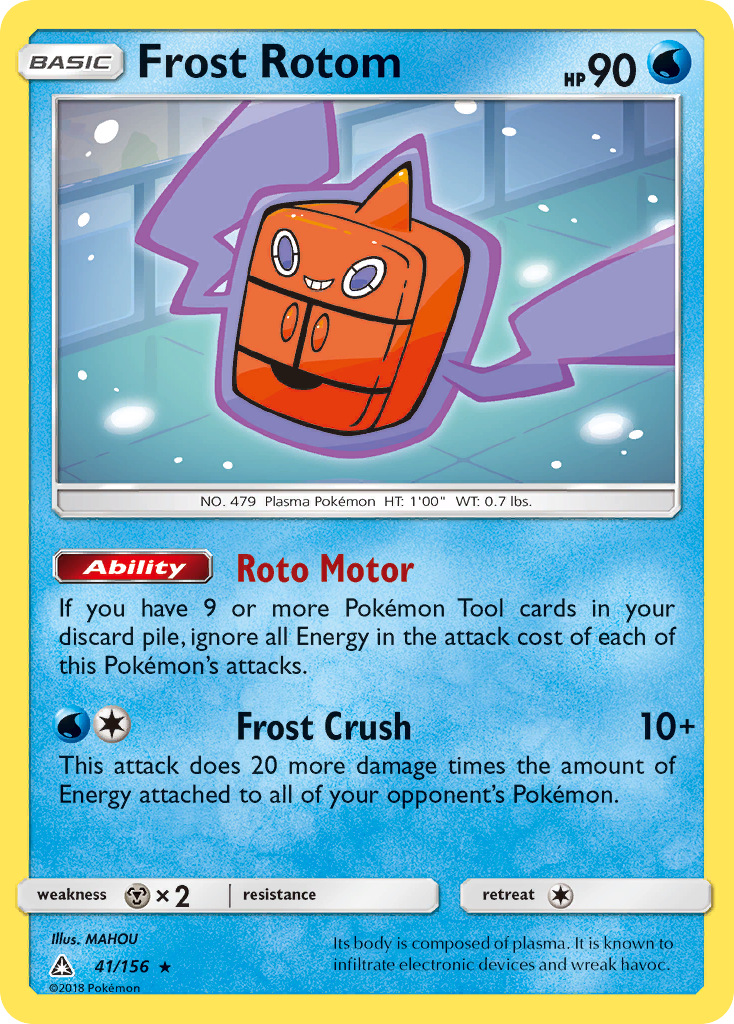 Ultra Prism Frost Rotom #41/156