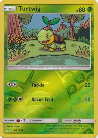 Ultra Prism Turtwig #7/156 reverse holo