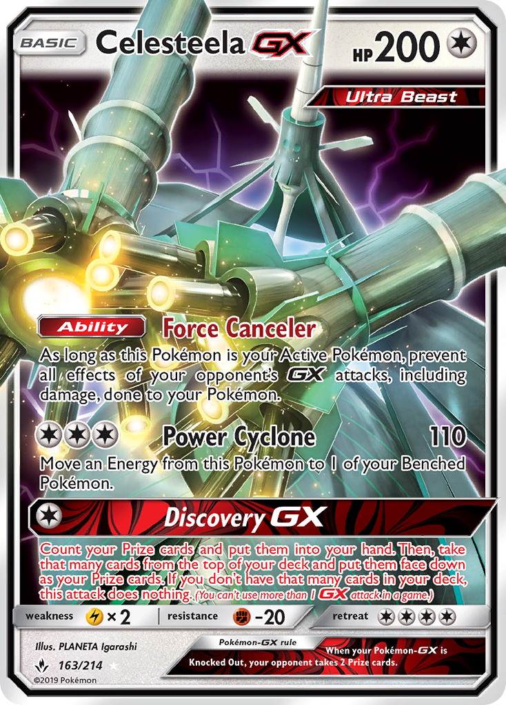 Unbroken Bonds Celesteela GX #163/214