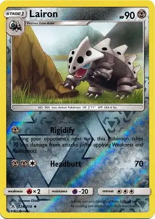 Unbroken Bonds Lairon #124/214 reverse holo