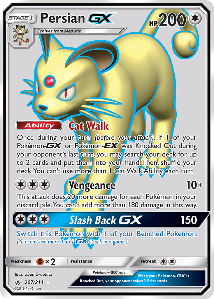 Unbroken Bonds Persian GX #207/214