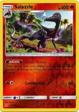 Unbroken Bonds Salazzle #31/214 reverse holo